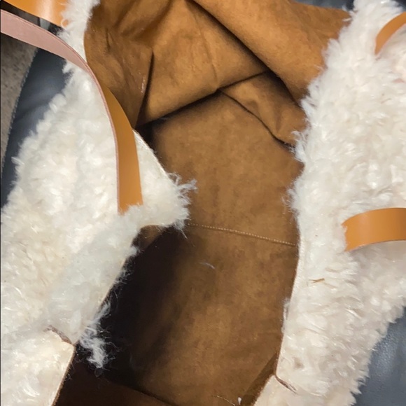 Fur Tote: cream - Picture 2 of 2